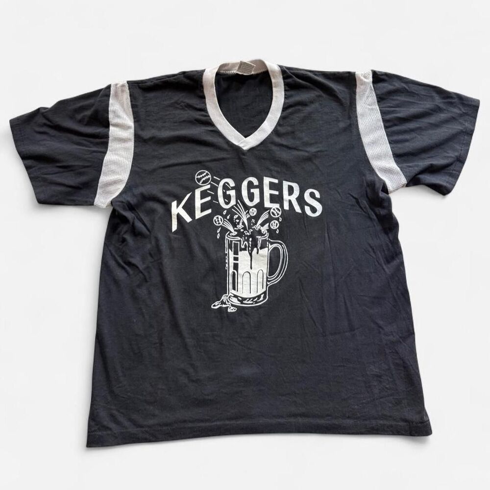 Stedman Men's Black and Grey T-shirt